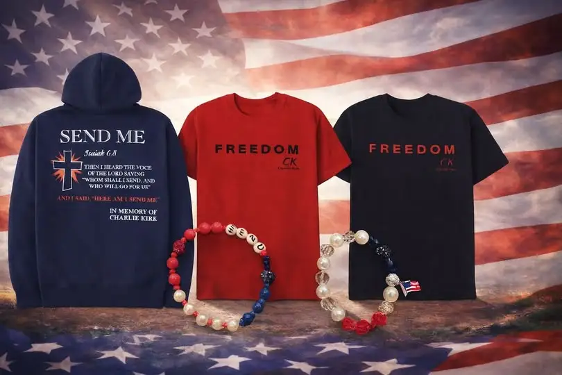 Recall The Establishment Merchandise — Hoodie, Freedom Shirts, and Patriotic Bracelets